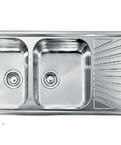 CHẬU RỬA 2 HỐ CÓ BÀN ROSIERES 011447COMETA