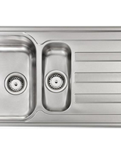 CHẬU RỬA 2 HỐ CÓ BÀN ROSIERES 010015 CRISTAL