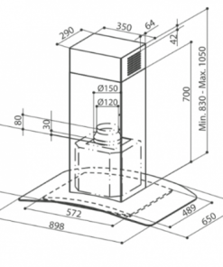 MÁY HÚT MÙI FABER TRATTO ISOLA - 6 MÁY HÚT MÙI FABER TRATTO ISOLA - 5