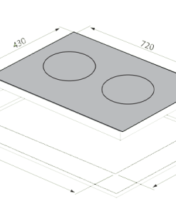 Bếp từ TOMATE GH DUO-S2I serie 6