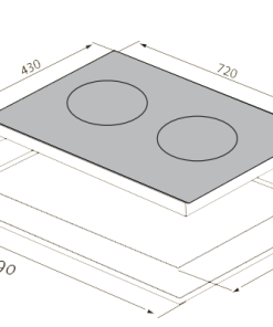 Bếp từ hỗn hợp TOMATE TOM 02IH-G7