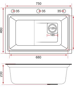 CHẬU RỬA SEVILLA SV-7546N1
