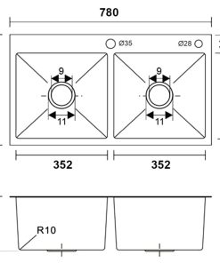 CHẬU RỬA SEVILLA SV-7843N1