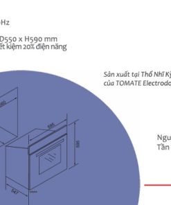 Lò nướng âm tủ TOMATE TOM 242 GOLD