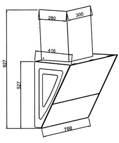 MÁY HÚT MÙI SEVILLA SV-70K3