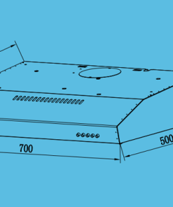 Máy Khử Mùi Ống Khói TOMATE TOM 1201B