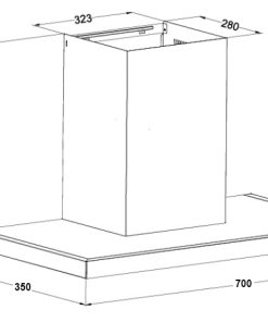 Máy hút mùi gắn tường EUOSUN EH-70AF79