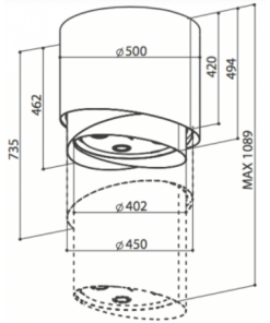 MÁY HÚT MÙI FABER PAREO - 5