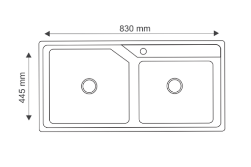 Chậu rửa bát Giovani GS-8548 HM - 5