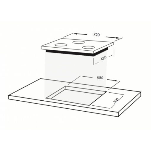 BẾP GAS ÂM FABER FB-A05G3 - 3