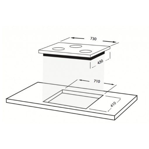 BẾP GAS ÂM FABER FB-703BG - 3