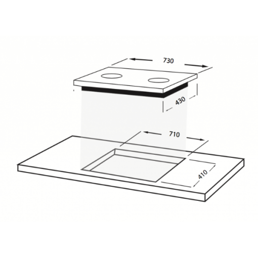 BẾP GAS ÂM FABER FB-702BG - 3