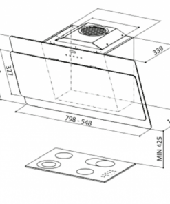 MÁY HÚT MÙI FABER COCKTAIL WHITE - 5