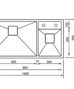CHẬU RỬA 2 HỐ ROSIERES 012916 ARIEL - 6 CHẬU RỬA 2 HỐ ROSIERES 012916 ARIEL - 5