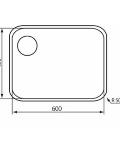 CHẬU RỬA 1 HỐ - ÂM BÀN ROSIERES 011959 CINZIA-UNDERTOP - 5
