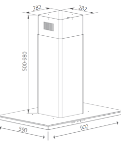 MÁY HÚT MÙI GIOVANI GH-5139 GSI - 10 MÁY HÚT MÙI GIOVANI GH-5139 GSI - 9