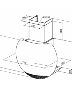 Máy hút khói khử mùi FABER PEARL - 5
