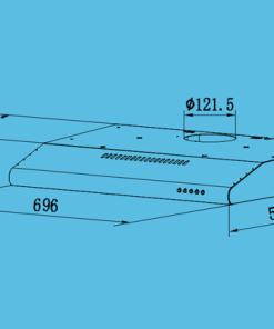 Máy Khử Mùi Ống Khói TOMATE TOM 1301