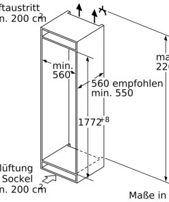 TỦ LẠNH BOSCH KIR81AFE0 ÂM TỦ SERIES 6 - 10 BOSCH KIR81AFE0 ÂM TỦ SERIES 6