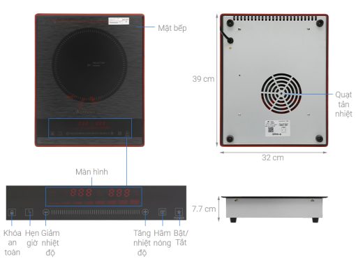 Bếp từ đơn PRAMIE PRMY 1105