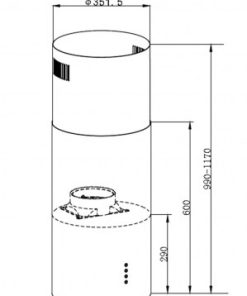 MÁY HÚT MÙI KOCHER SERENA CXW-188BL - 5 MÁY HÚT MÙI KOCHER SERENA CXW-88BL