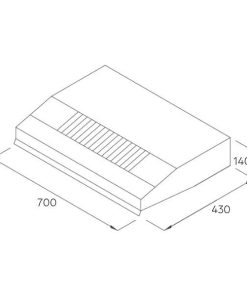 Máy hút khử mùi PRAMIE CH9B-700 AIR - 6 Máy hút khử mùi PRAMIE CH9B-700 AIR