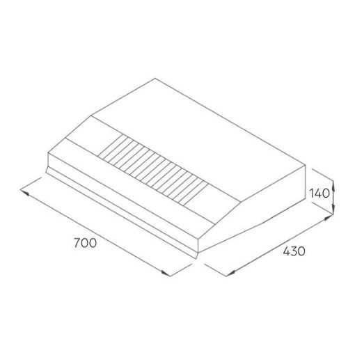 Máy hút khử mùi PRAMIE CH9B-700 AIR
