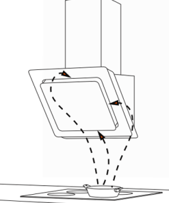 Máy Khử Mùi Độc Lập TOMATE ISLAND HOOD TOM 3373