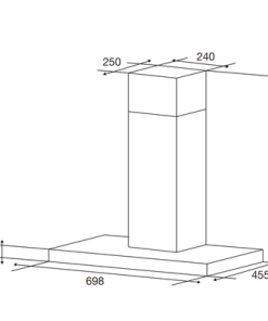 MÁY HÚT MÙI ỐNG KHÓI 70CM ROSIERES RTS7CGXE - 6 MÁY HÚT MÙI ỐNG KHÓI 70CM ROSIERES RTS7CGXE - 5