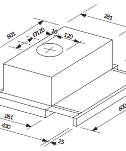 MÁY HÚT MÙI ÂM TỦ ROSIERES RHT6300LIN-60CM - 5