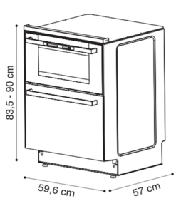 LÒ NƯỚNG KẾT HỢP MÁY RỬA BÁT ROSIERES R2IN1X - 7