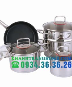 BỘ NỒI 5 MÓN KOCHER MUNICH - 6 BỘ NỒI 5 MÓN KOCHER MUNICH