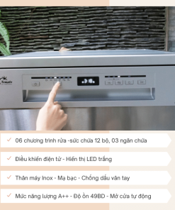 Máy rửa chén độc lập TOMATE TOM 4303-W12
