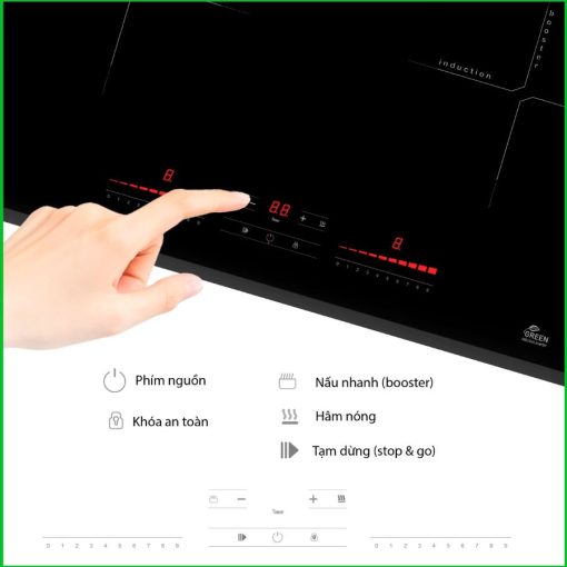 Bếp từ TOMATE GH DUO-S2I