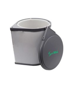 THÙNG RÁC TRÒN GẮN CÁNH MÀU GHI SEVILLA SV-TR14X