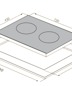 Bếp từ hỗn hợp TOMATE GH 02IH plus - 9