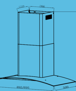 Máy Khử Mùi Ống Khói TOMATE TOM 3159B-T7 - 7