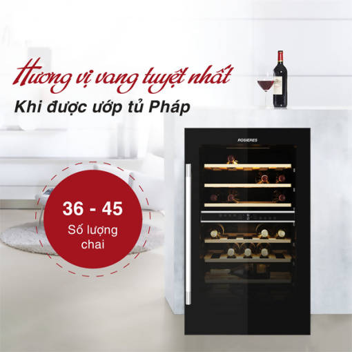 TỦ RƯỢU 1 CÁNH ĐỘC LẬP ROSIERES RWC154DE - 7
