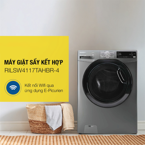 MÁY GIẶT SẤY ĐỘC LẬP 11KG ROSIERES RILSW4117TAHBR-4 - 9