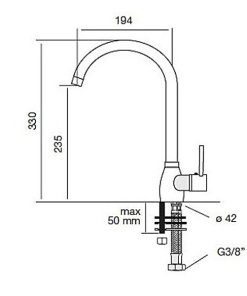 VÒI CHẬU ROSIERES CM9213 - 5