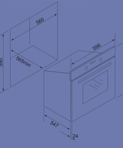 Lò nướng âm tủ TOMATE TOM 241