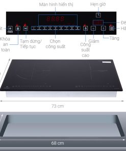 Bếp từ hồng ngoại đôi PRAMIE PRMY-2108 - 10 Bếp từ hồng ngoại đôi PRAMIE PRMY-2108