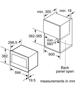 Lò Vi Sóng Âm Tủ Bosch Bfl634Gs1B 539.36.020 - 242 Lò Vi Sóng Âm Tủ Bosch Bfl634Gs1B 539.36.020 - 241