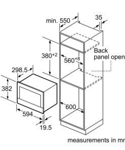 Lò Vi Sóng Âm Tủ Bosch Bfl634Gs1B 539.36.020 - 246 Lò Vi Sóng Âm Tủ Bosch Bfl634Gs1B 539.36.020 - 245
