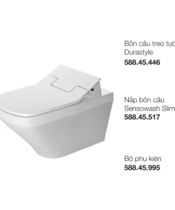 Giỏ hàng - 3 Bồn cầu treo tường Duravit HAFELE 588.45.385