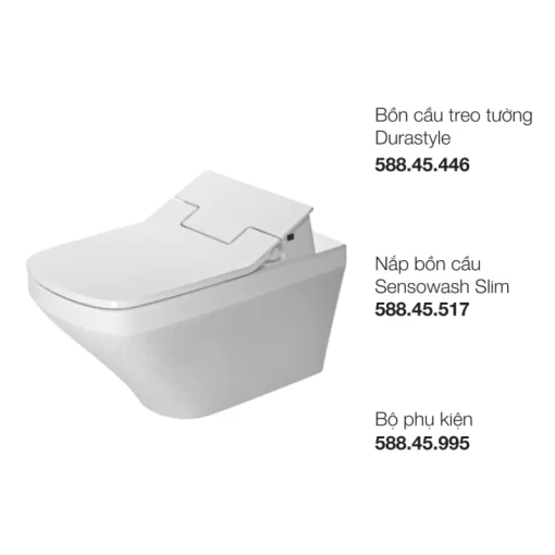 Bồn cầu treo tường Duravit HAFELE 588.45.385 - 1