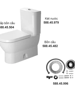 Bồn cầu hai khối Duravit HAFELE 588.45.393