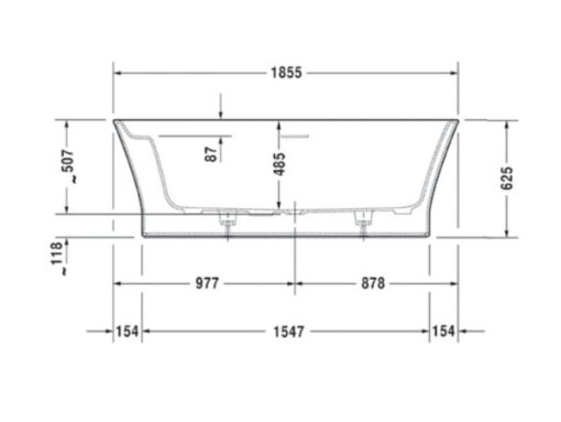 Bồn tắm độc lập Cape Cod HAFELE 588.45.690 - 5