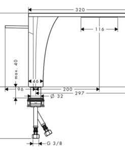 Vòi lavabo Axor Massaud 589.29.490 - 5