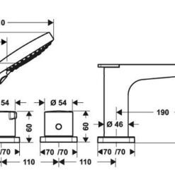TRỌN BỘ BỘ TRỘN BỒN TẮM 4 LỖ ĐIỀU NHIỆT AXOR CITTERIO E HAFELE 589.30.530 - 6 TRỌN BỘ BỘ TRỘN BỒN TẮM 4 LỖ ĐIỀU NHIỆT AXOR CITTERIO E HAFELE 589.30.530 - 5